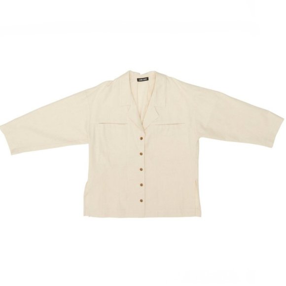 ILANA KOHN MAPES SHIRT - SMALL IN NATURAL - Picture 1 of 3